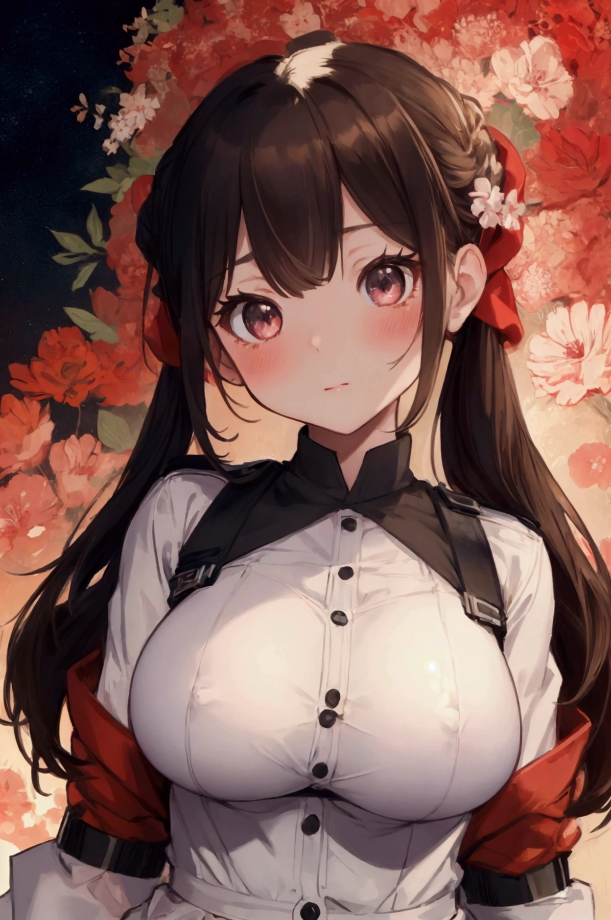 (ultra highres、ultra quality、Masterpiece、8k、),A girl with light hair drawn in high resolution policewoman.japannse police woman、Young and cute 、Asian woman,s hot, Japanese Model, Cute Core, , Chubby 、(big breast)、Little Red Riding Hood、Blushing、nsfw、cute