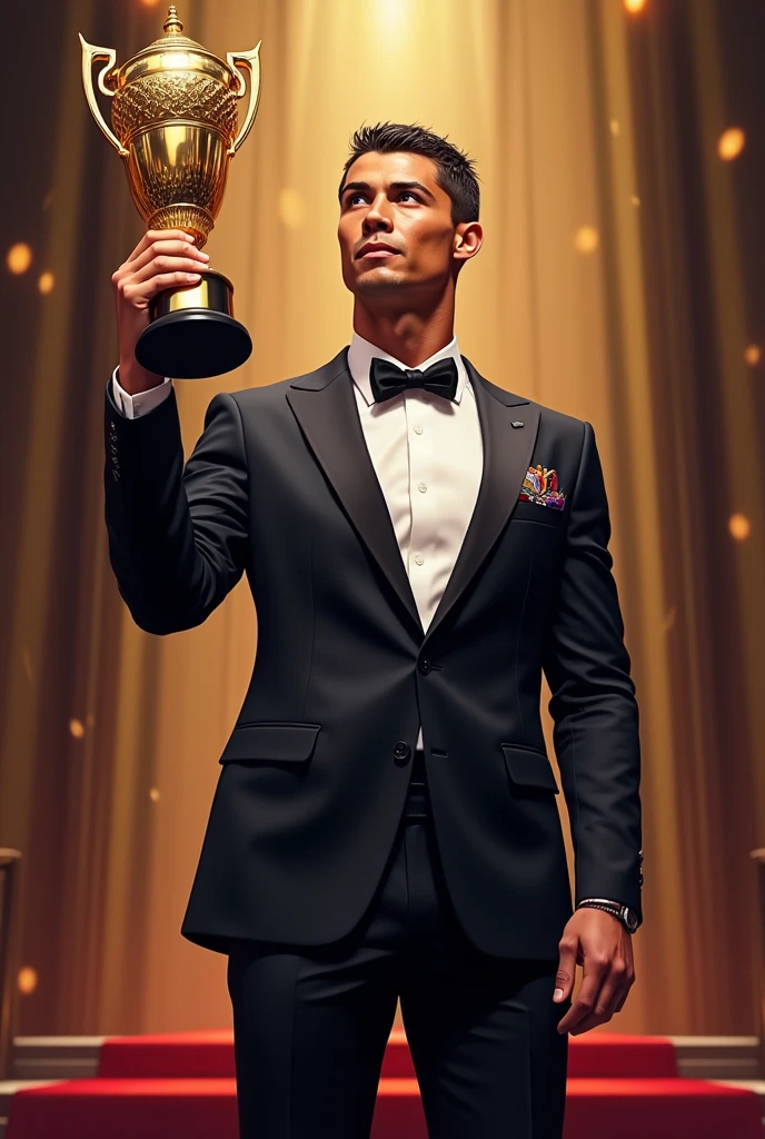 Ronaldo with award 