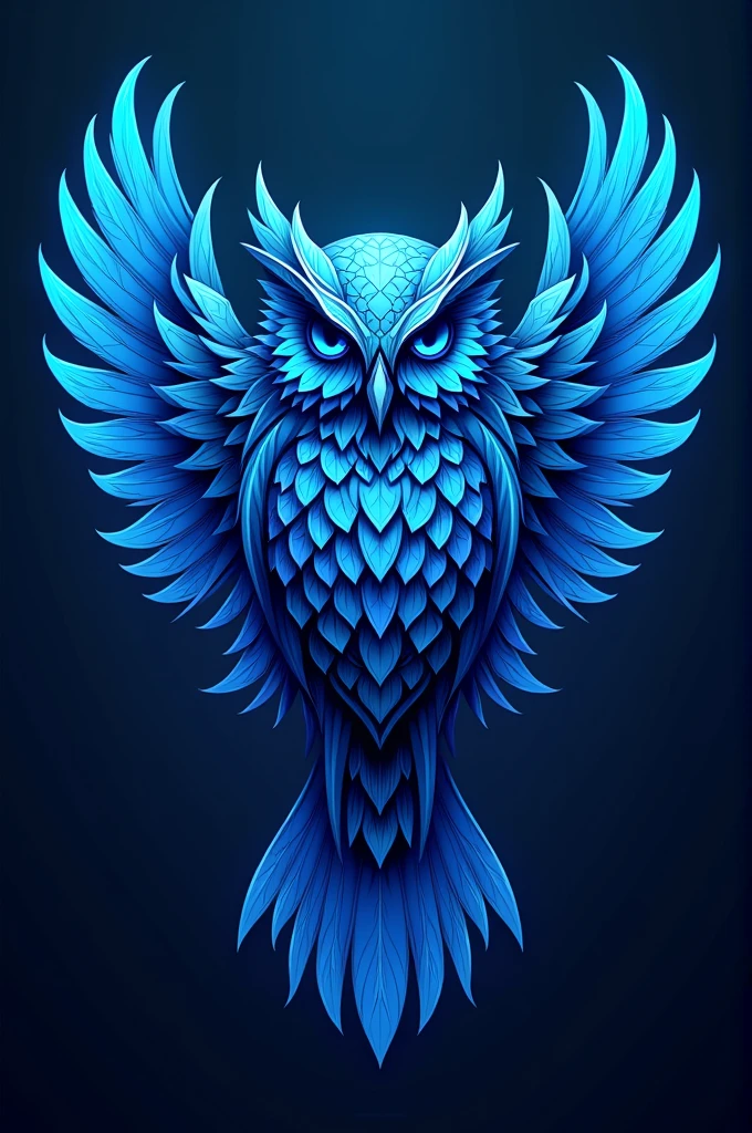 blue owl logo and transparent background, seni vector, cgsociety, seni digital, prajurit phoenix, ikon video game, det, vector, quetzal, grafik vector, skin on pc game, hziulquoigmnzhah, very symmetrical!, arm detail, steam community, kilat cyan, neotribal, logo mascot