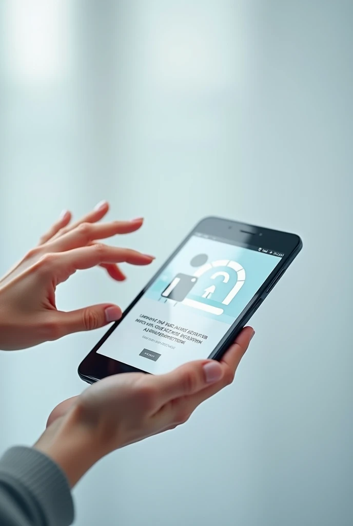 two-factor authentication realistic light background

