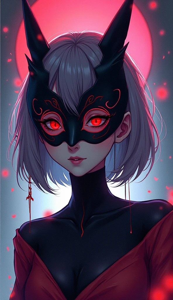 zero-two / Darling in the Franxx ] is wearing a mask, loish |, by Kamisaka Sekka, loish art style, a beautiful art illustration, digital art in pixiv, anime illustration, colorful illustration, supernatural art style, strange and dark art style, trend anime art, digital anime illustration, tumblr, by Yanagawa Nobusada