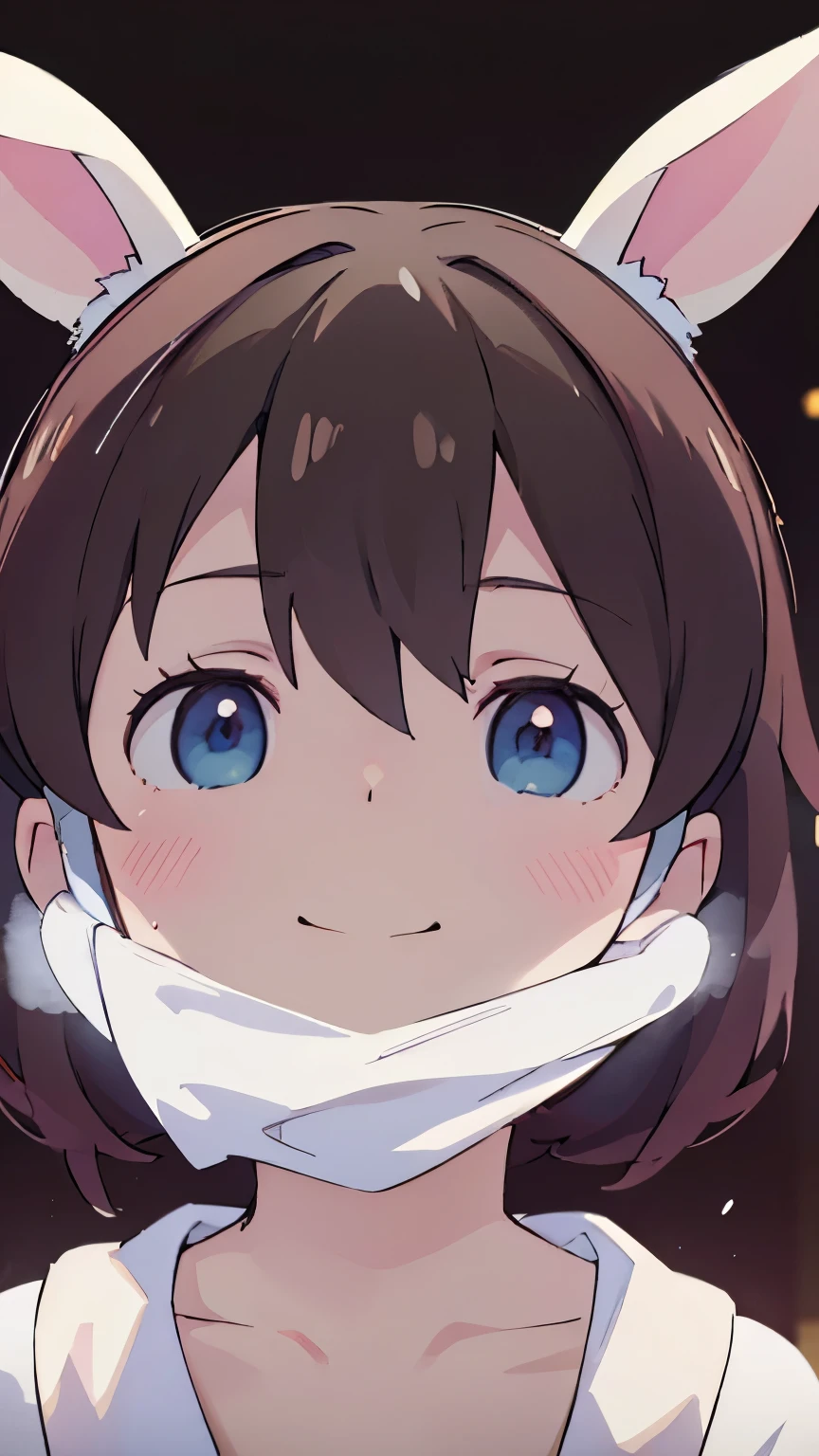 ((masterpiece))((Highest quality))Bunny ears、、smile、Flat Chest、thin、blush、Are standing、Full body image、You can see the toes、Eye height on face、front、No background、真frontのアングル、Sailor suit、Woman in casual clothes, Japanese Girl, Standing directly in front, Very detailed, Art Station, Smooth, Sharp focus, Long dress, Highest quality, Ultra-high resolution, Very detailed顔と目,Symbol-shaped pupil,, One person, Women, Long trousers, smile, cute, 8k, Ultra Rendering, Backlight, Studio Lightning, Realistic portraits, Supreme detail, Very detailed, Art Station, Smooth, Sharp focus, Cinema Lighting, To the camera, Dark studio, Rim Light, Two-tone lighting, Modest, Easy Negative, badhandsv5-neg, M1 Shelly 3OH、Thick lips