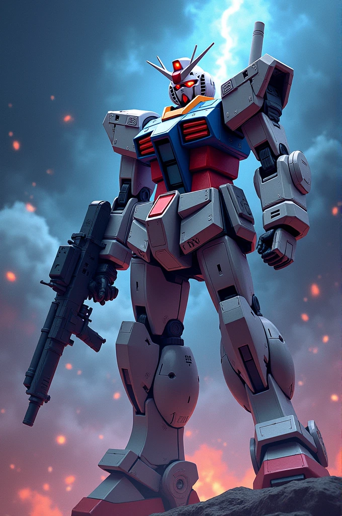 (Highest quality), Highest qualityのイラスト,Ryo Yasuhiko Japanese style illustration,future, Mobile Suit, Z Gundam, smoke, mechanical, Digital Sculpture, 超High resolution, Absurd, Deep shine effect, High resolution, Particles of light, Cinema Lighting, Depth of written boundary,Flare,universe space