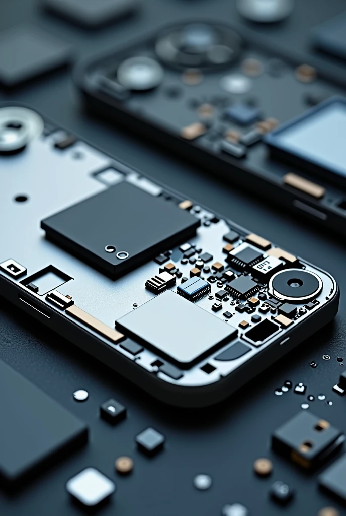 Slide 1: Introduction to the Assembly ProcessOverview of the iPhone 15 Pro MaxIntroduction to the device's high-end features.Emphasis on precision and quality in the assembly process.Slide 2: Preparation of ComponentsProcurement and Inspection of ComponentsSource high-quality materials like the A17 Pro chip, titanium frame, and OLED display.Rigorous quality control checks for each component.Pre-Assembly StagesCleaning and preparation of components in a controlled environment.Organizing components in an assembly-ready sequence.Slide 3: Chassis AssemblyTitanium Frame and Mid-Frame IntegrationAlignment and attachment of the titanium frame with the internal mid-frame structure.Incorporation of antenna bands and reinforcement structures.Component Placement and FasteningPrecise placement of the motherboard and other internal components.Use of robotic arms and high-precision tools for securing components.Slide 4: Display AssemblyOLED Display InstallationApplication of adhesive and alignment of the OLED display.Connection of the display to the motherboard and testing for functionality.Touch Screen and Protective Layer AdditionIntegration of touch sensors with the display.Attachment of protective ceramic shield.Slide 5: Camera Module AssemblyTriple-Camera System IntegrationInstallation of the wide, ultra-wide, and telephoto lenses.Calibration and testing of the camera modules for quality assurance.LiDAR and Sensor AssemblyIncorporation of the LiDAR scanner and other sensors.Verification of sensor alignment and functionality.Slide 6: Battery and Power Management SystemBattery InstallationPlacement and securing of the Li-ion battery within the chassis.Connection to the power management system and initial charging.Power and Thermal Management IntegrationInstallation of thermal management systems, including graphite cooling and heat dissipation layers.Ensuring efficient power distribution across components.Slide 7: Final AssemblyButton and Port InstallationIntegration of physica