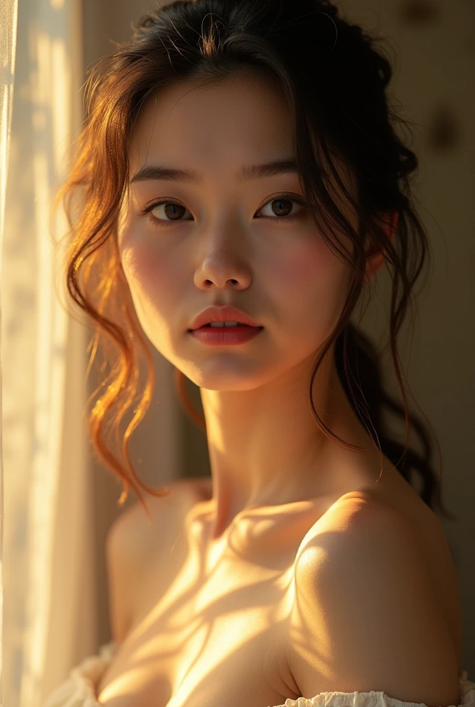 Beautiful girl just look like sexy girl light 16k ultra realistic and 16k photo encher