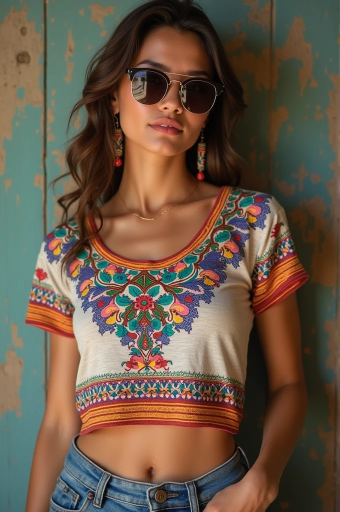 Chilean t-shirt inspired by a Brazilian crop top