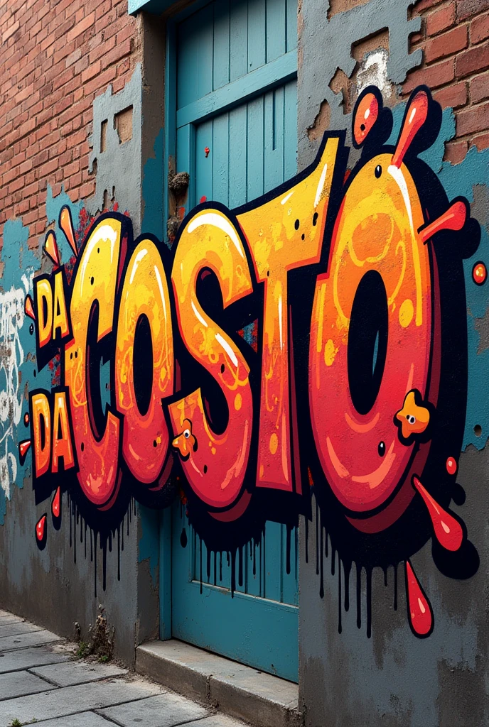 Name Eduardo da Costa in graffiti