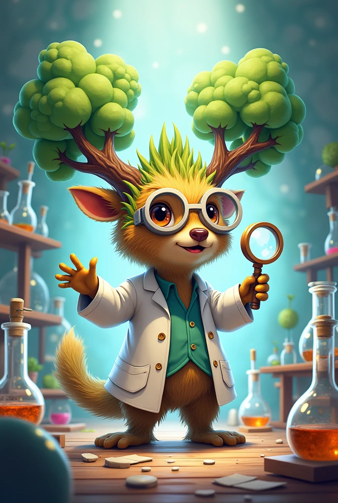Kusunoki mascot Scientist