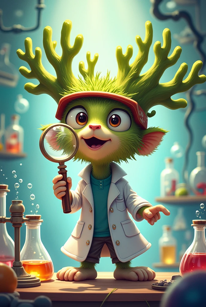 Kusunoki mascot Scientist