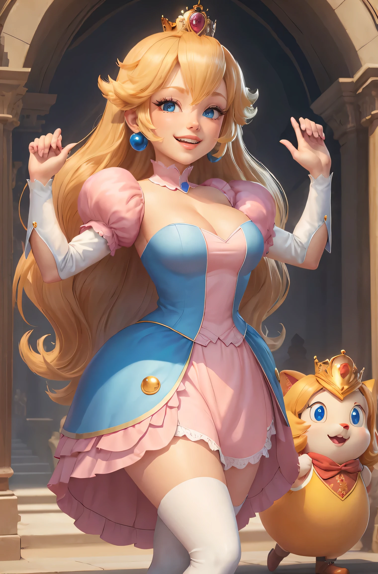 tetas grandes, Pretty smile, Princess Peach