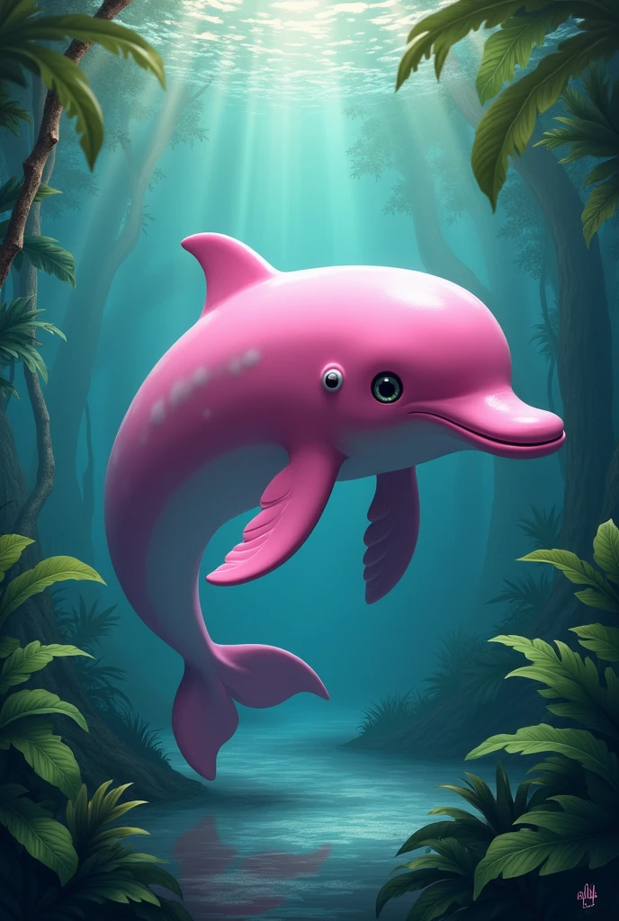 Boto cor de rosa