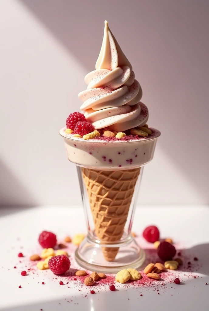 make me an 50
dollar ice cream without a person in the image

