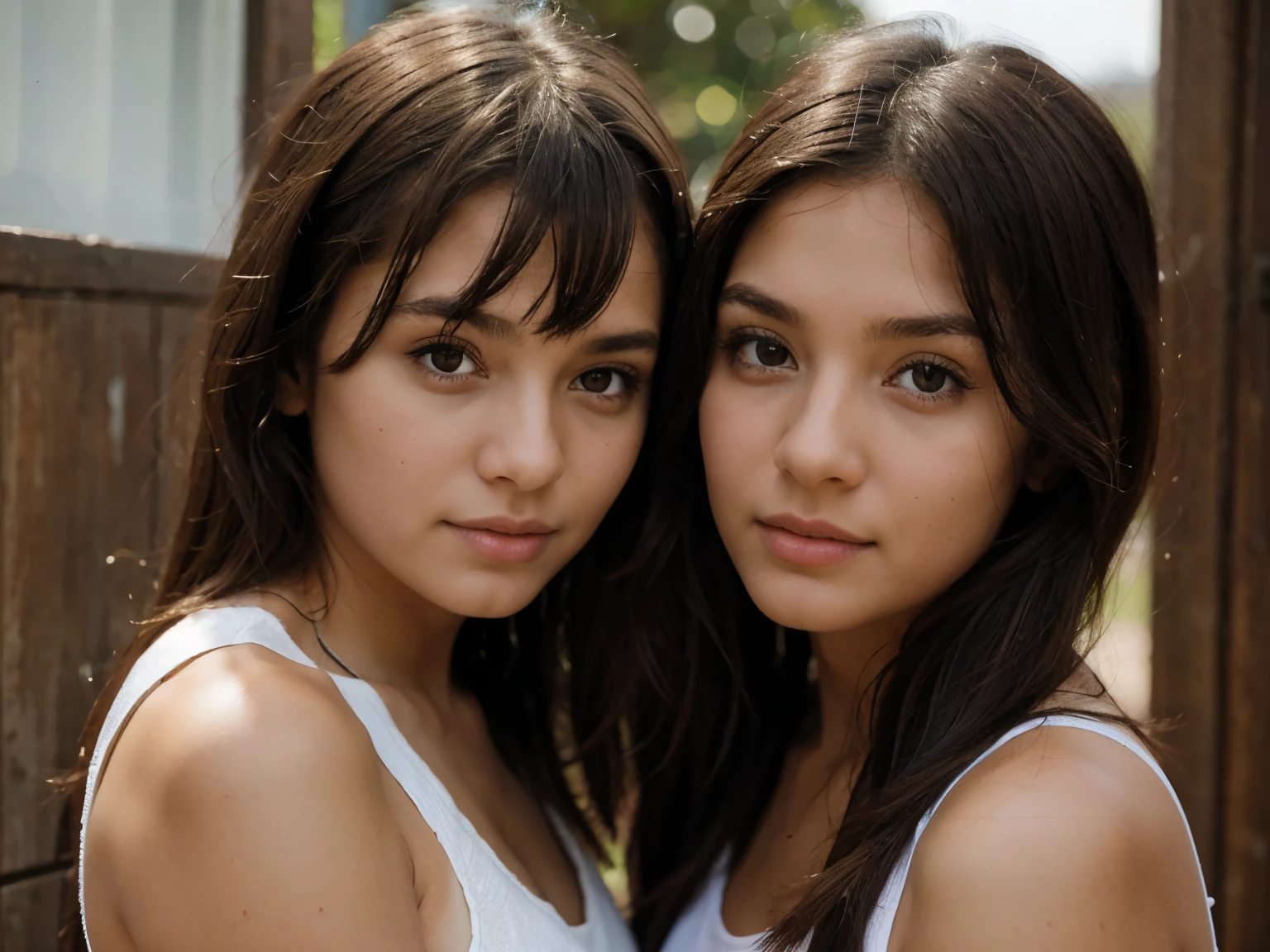 Two Girls Brown