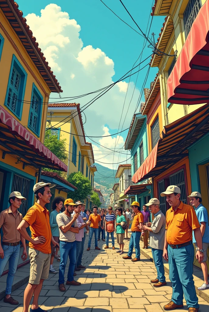Cartoons about how the economy has affected Colombia