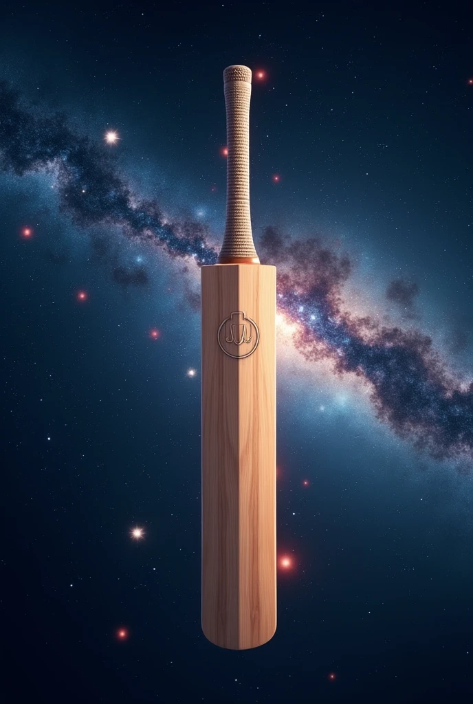 360 view of cricket bat with space stars team 