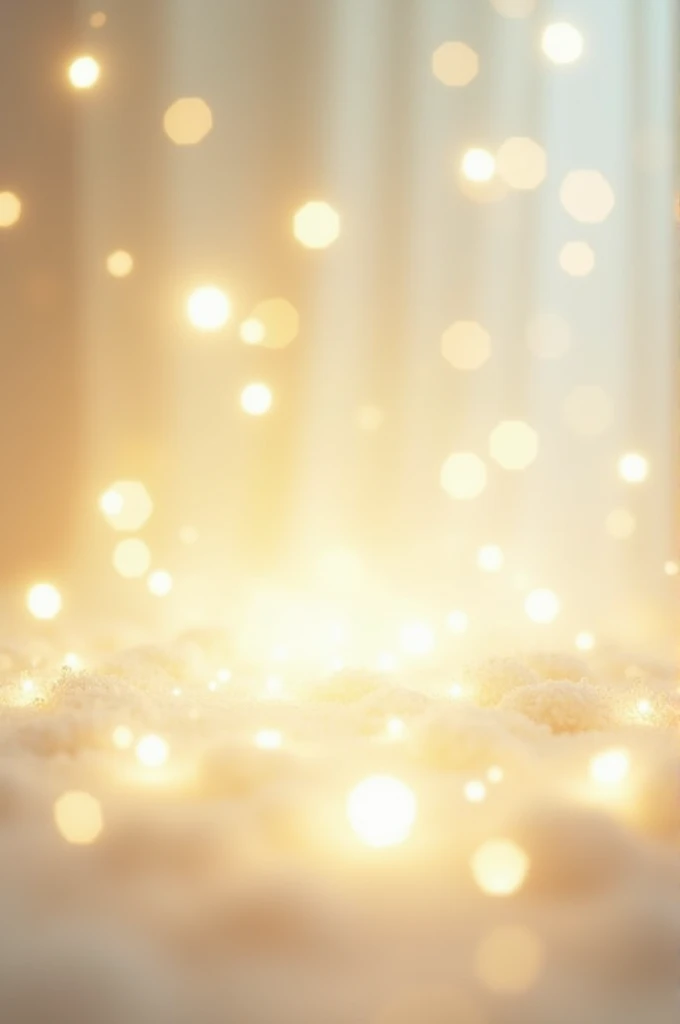 Create on a light background, clear lights in white and yellow colors