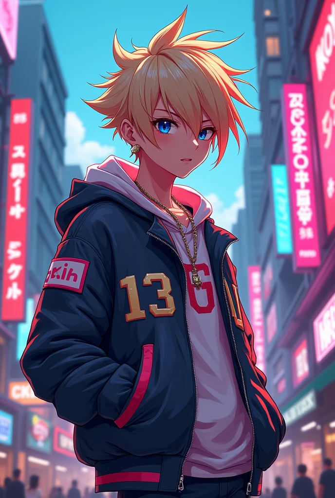 anime gyaru blond boy bully
