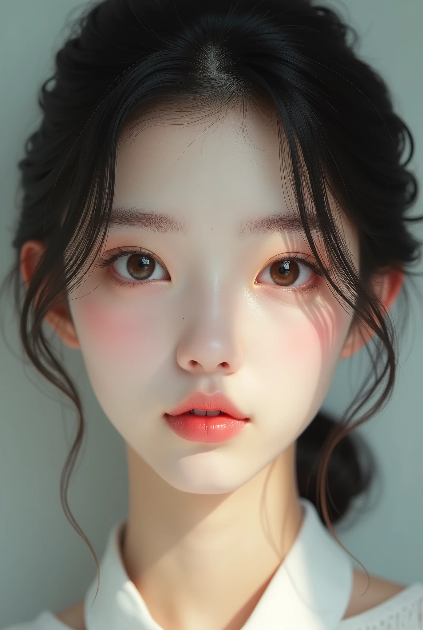 ((best quality)), ((masterpiece)), (detailed), perfect face, complete closed mouth, Japanese idol, 1 pretty girl,