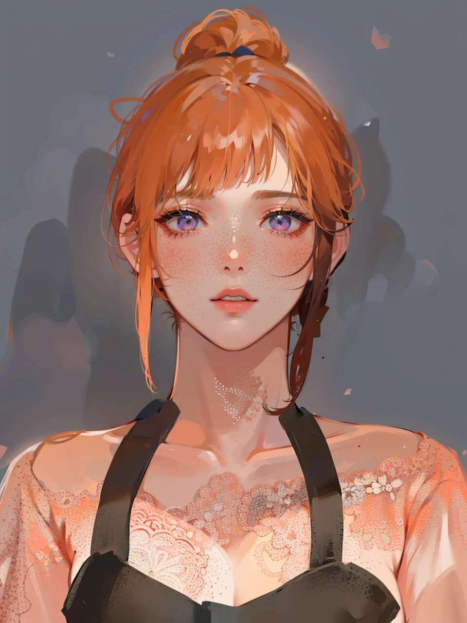 there is a woman that is looking at herself in the mirror, young lovely Korean faces, Soft portrait shot 8 K, Gorgeous young Korean woman, Beautiful young Korean woman, portrait of female korean idol, wan adorable korean face, jaeyeon nam, beautiful Korean women, young cute wan asian face, 8K Artgerm bokeh, cute korean actress