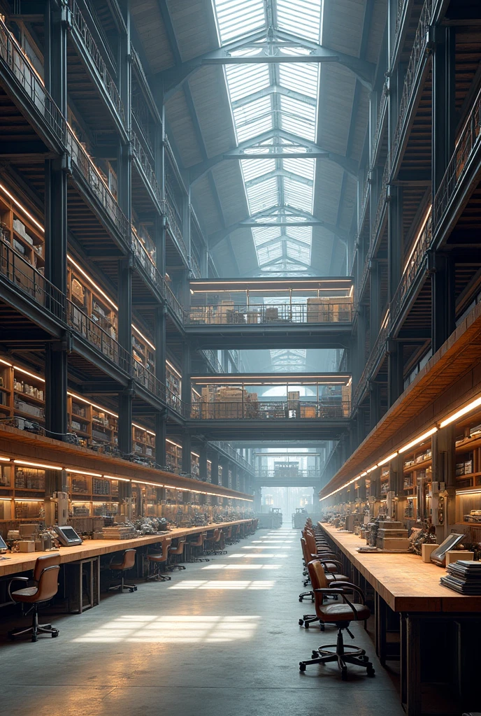 picture of a very large and spacious workshop building