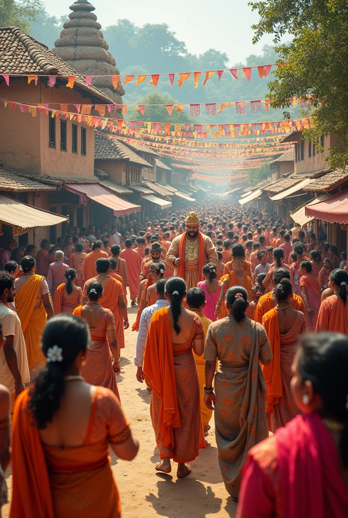 Indian village Hindu festival celebrations