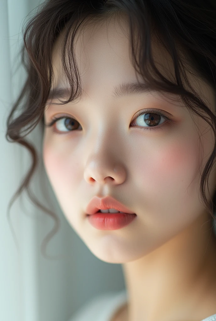 ((best quality)), ((masterpiece)), (detailed), perfect face, no make face, ((complete closed mouth)), 20 years old Japanese idol, 1 pretty girl,
