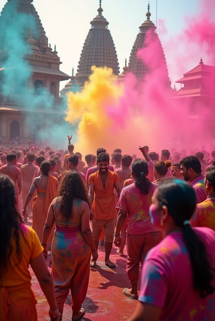 Holi Hindu festival celebrations