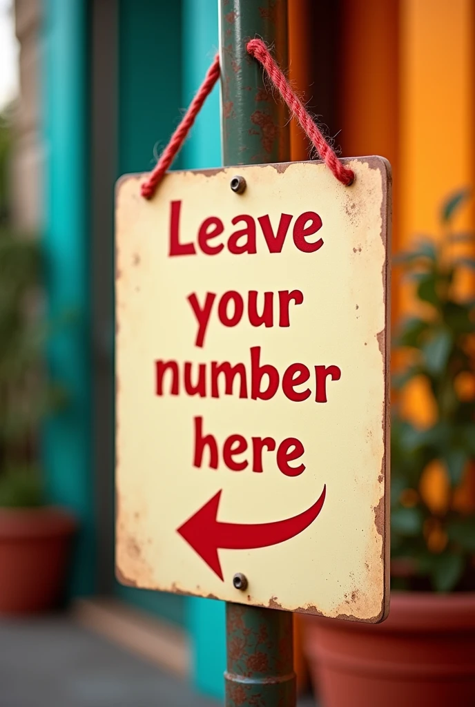 create an image that says "LEAVE YOUR NUMBER HERE" WITH A DOWN ARROW AND THAT IT IS FUN IN SPANISH