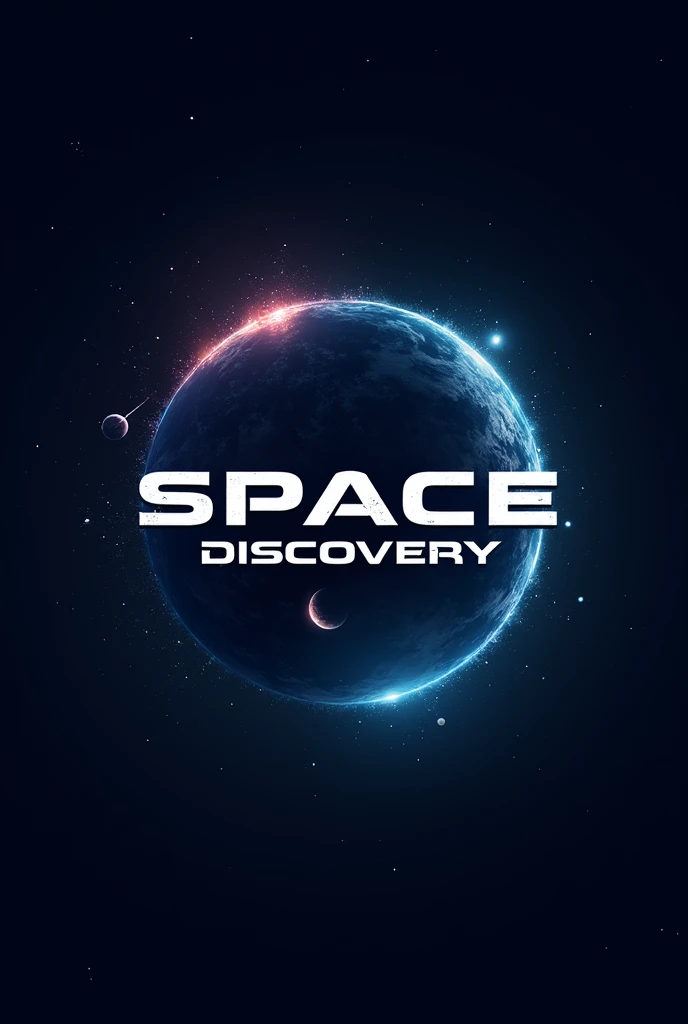 Logo for my YouTube channel  should be related to space on which my channel names is written  SPACE DISCOVERY 