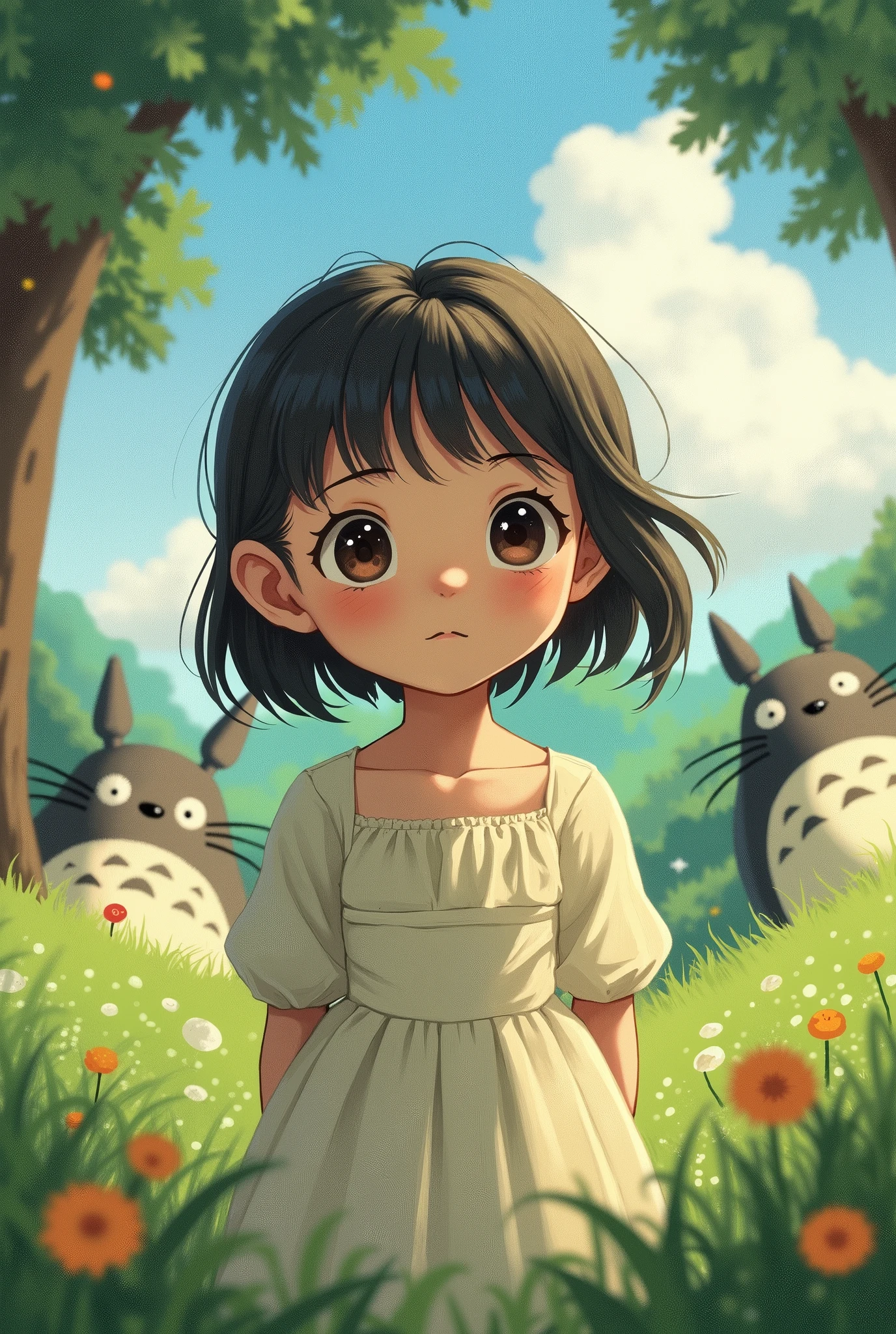 Totoro style,Girl