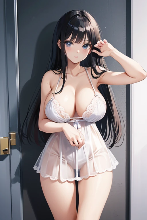 High quality,beautiful girl, High resolution,Big Breasts, One person, sexy, cute,up skirt,no panty, Dark skin