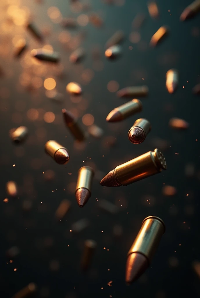 4k ultra realistic flying gun bullets background image 