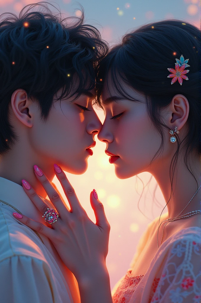 Give me a picture about bts v Female character