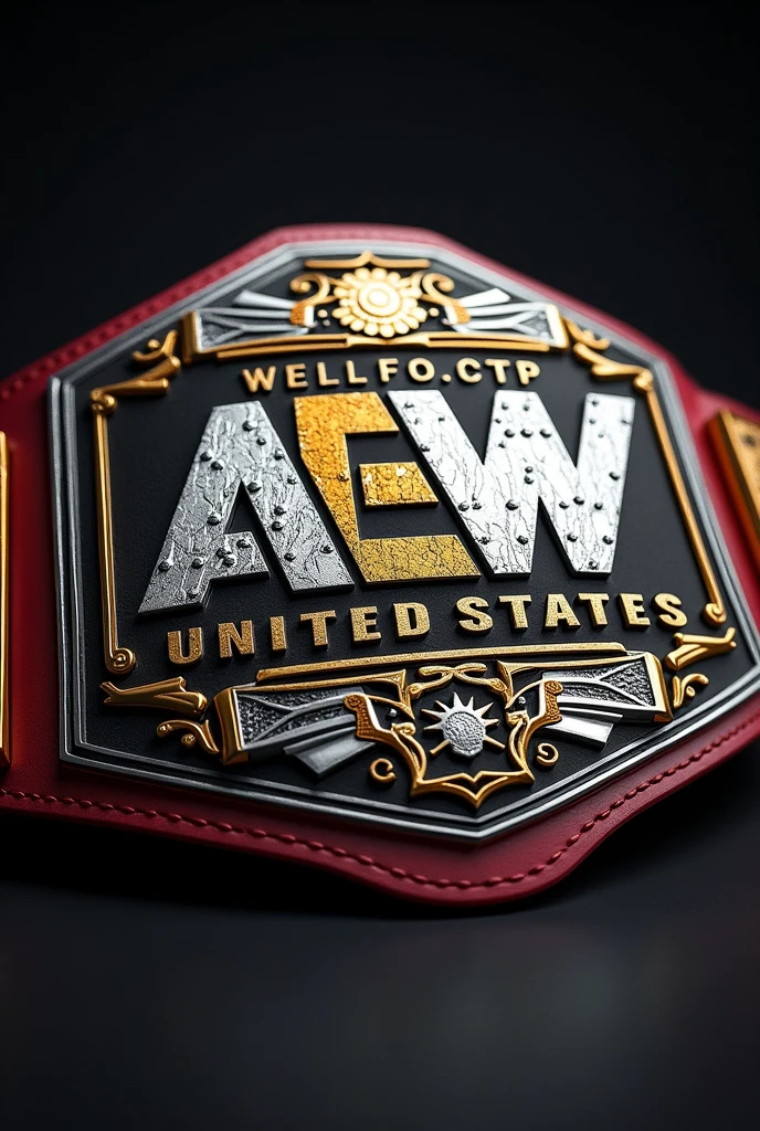 Create a custom AEW United States Championship belt