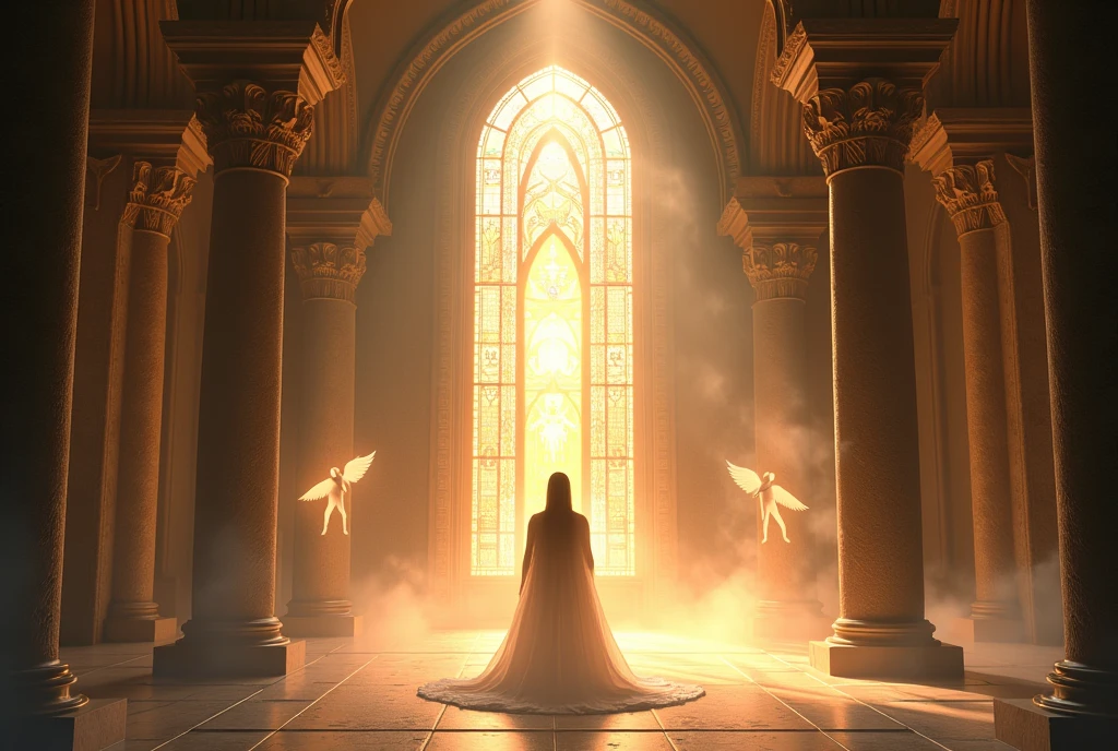 Imagine yourself in a sacred temple, surrounded by symbols of wisdom and protection. Connect with the divine energy that permeates the environment. Feel the presence of light beings around you, guiding you on your spiritual journey