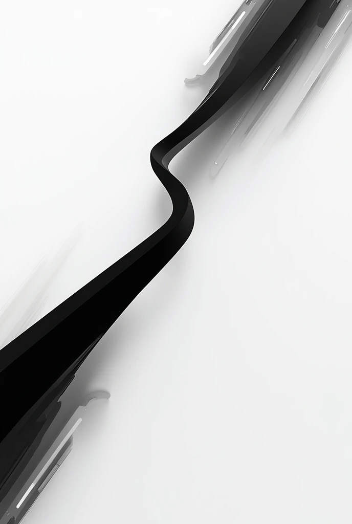 A black dash
