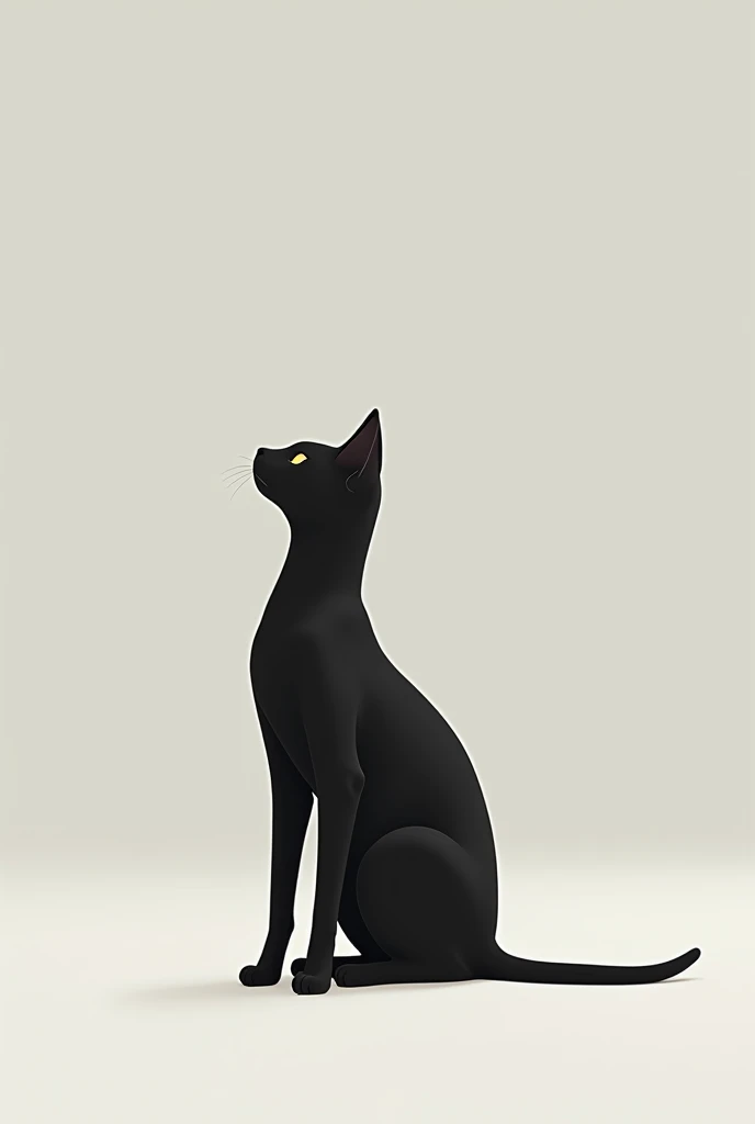 Let&#39;s say a cat is standing with its whole body sideways, or just standing sideways, with its whole body looking straight ahead.