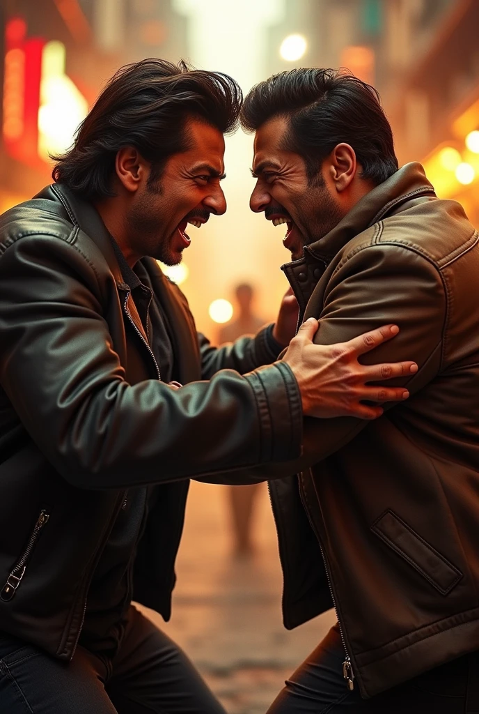shahrukh khan and salman khan fighting