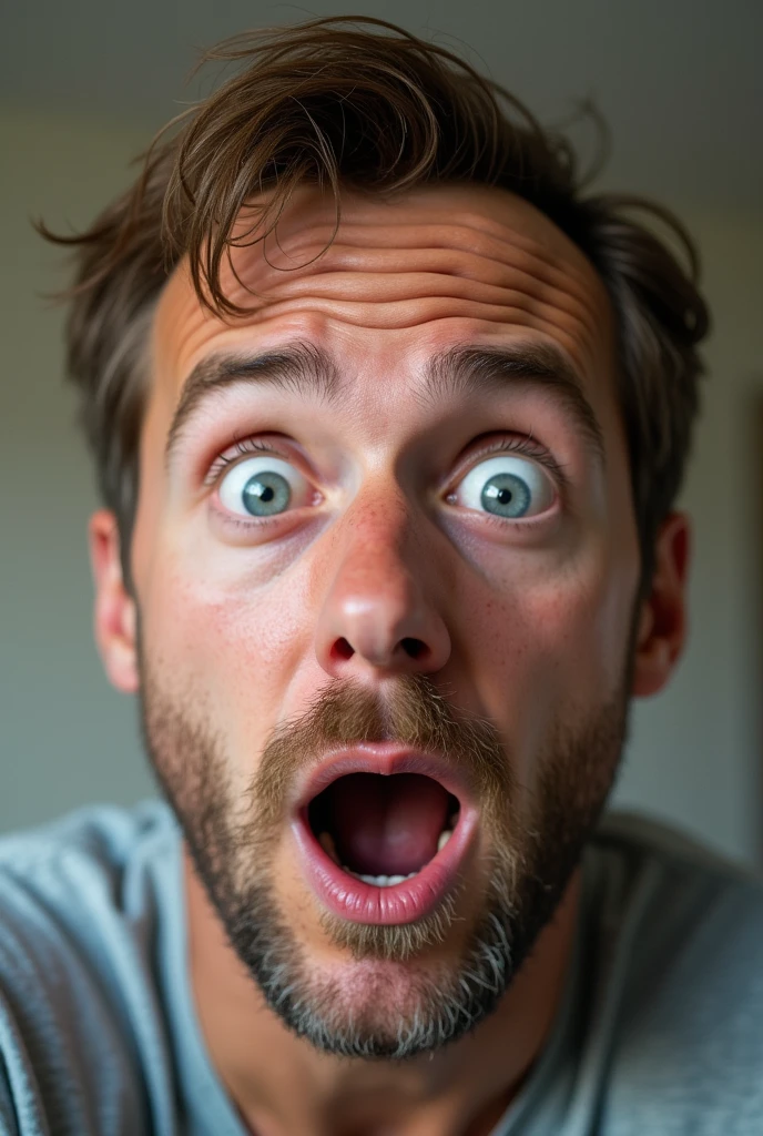 Surprised man