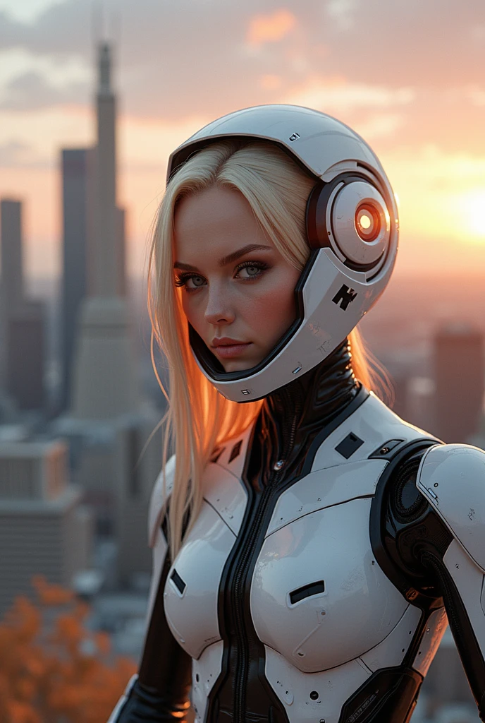 there is a woman in a robot suit posing for a picture, cyberpunk art inspired by Marek Okon, cgsociety contest winner, neo-dada, cute cyborg girl, beutiful white girl cyborg, perfect android girl, beutiful girl cyborg, perfect anime cyborg woman, cyborg girl, cyborg - girl, beautiful cyborg girl, beautiful female android!, perfect cyborg female