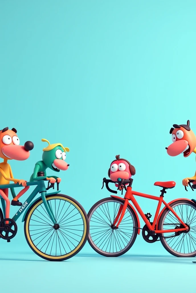 ((Best quality)), ((masterpiece)), (detailed), 3d on a light blue background funny Fixies cartoon, 4k