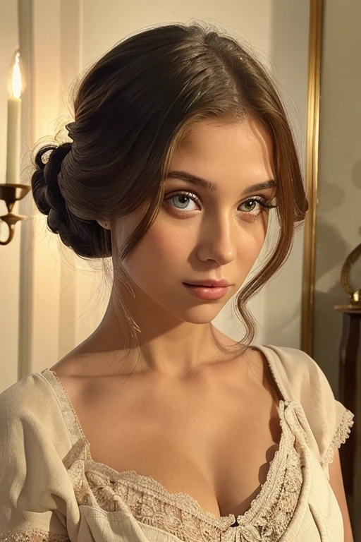 (masterpiece, best quality), intricate details, 1 women, looking at viewer, portrait, photo