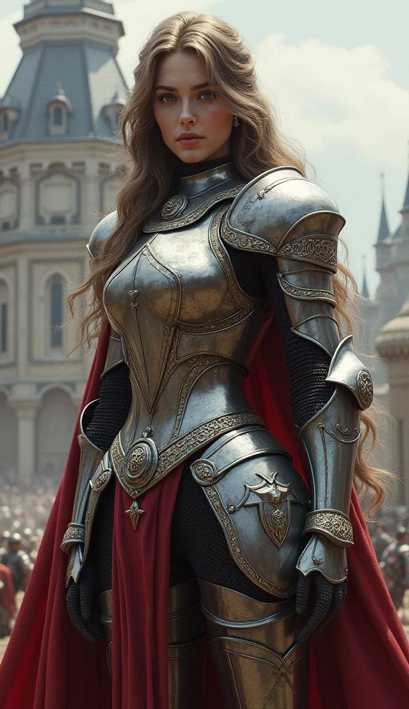 Beautiful female knight