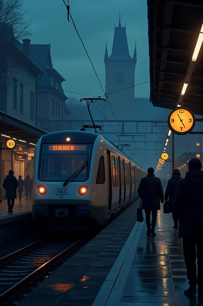 A train connection from Nuremberg, Documentation Center to Erlangen with the S1 at 23:3 pm