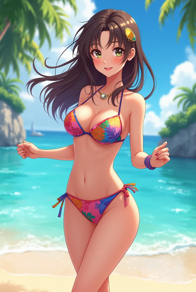 Anime girl bikini 
