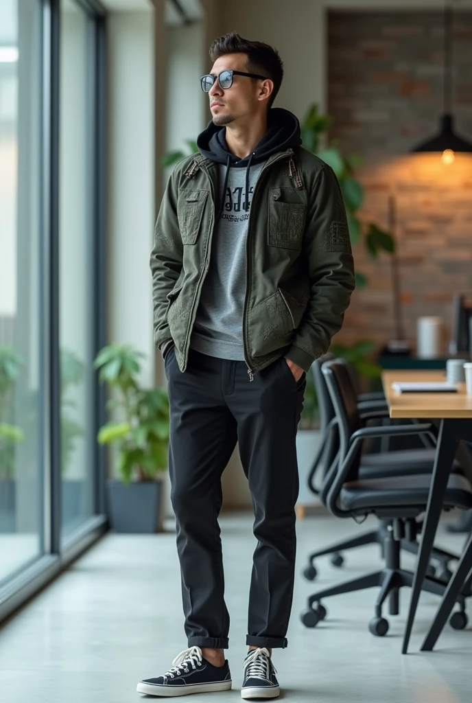 Generate fashion style for nerds geek men computer for men