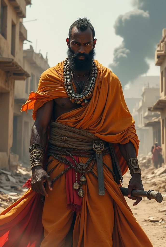 Somali warrior defends his country from terrorism
