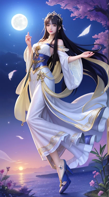 Moonlight的风景,A unique ancient costume goddess。Her gorgeous attire shines,The skirt flutters in the breeze,It looks elegant and dynamic。Her eyes are full of playfulness,As if blending into this peaceful nature。
This costume goddess wears a pair of stylish high heels,it seems incompatible with her性感。
Moonlight,The scenery is more hazy and beautiful。,Fairy Beauty,Makes people want to get closer,Discover her inner secrets。
,The ancient costume goddess and beautiful landscape paintings。She smiled,,Everything is poetic,it'Captivating,Unable to escape。,,,White skirt,,sit on the floor,,front,White high heels,,Beautiful ass,Exposing genitals,No pants