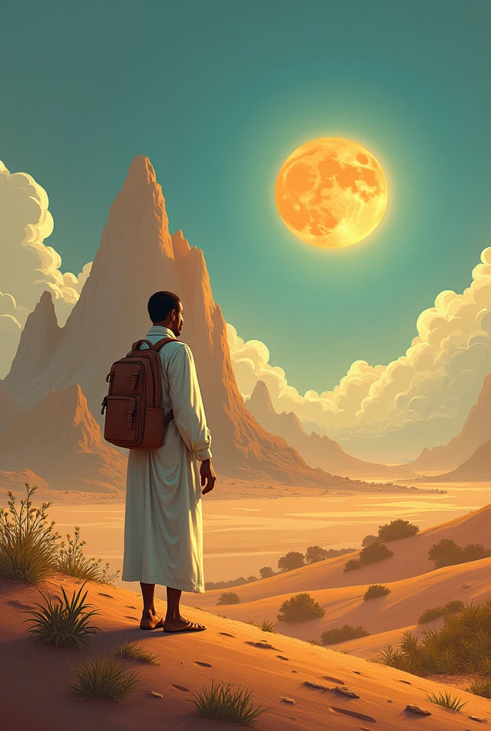 In the name of Allah, the Most Gracious, the Most Merciful, and blessings upon the noblest of prophets and messengers, and after that, this is a story inspired by the imagination saturated with the Mauritanian reality, I hope, dear reader, that you will be able to see yourself in these lines .
The episode: (1)
beginning :
The young man Ahmed packs his bags at the end of the summer vacation, ready to move to the capital, Nouakchott, the capital which he sees as the first step in achieving his big dreams, which are to become one day a sailor or an aerospace engineer, or anything that connects him to airplanes .
Ahmed always loved the idea of flying and seeing the world from above, in a clearer way and in a way that shows the smallness of man in this big world
Ahmed started by choosing the best books that he could take with him on his journey, they are the books of his uncle or rather his inspiration, the person who sharpened his spirit after it had almost been hidden, yes, it almost did, and the story is long, we will mention it later .
Now, our friend Ahmed is living through the bitter moments of farewell from his family and his beloved city that holds all the memories of his childhood in its paths, with its fertile land, its wide squares, its bright sun, its towering mountains, and its surrounding plains as if they are a great wall .
Ahmed bids farewell to his uncle to catch up with his family, so let us get closer to these moments more
Ahmed : Yes, Dah, I have prepared, let's give him a ride so that he doesn't leave on foot
Dah : You should quickly turn your back on walking away from us
Ahmed : We don't have the power to keep him from leaving you, we don't want him to change his mind about going to Nouakchott
Dah : Yes, and this is why I am telling you
The atmosphere started to take a turn towards sadness and farewell, and thus the parting of loved ones ......Let's listen to what the uncle will say to his nephew Ahmed
Dah : By Allah, for your walking away from me, we don't want him to change his mind, let him get used to walking, even if he cries, men are like cats, they always leave in pursuit of knowledge and for Nouakchott, men don't leave their families for Nouakchott, and they don't prefer anything else, know that even if you walked from here, you will cry back here, you will cry back here, and know that whoever brought you will also take you away " My advice and the advice of others are not the same, no one protects you from hardship " And walk, walk to Nouakchott and be patient with it
Be successful among people, they say about Nouakchott, do not be patient and melt, and remain issuing out to Nouakchott, you are not forced with sweetness, you are forced with striving against yourself, and do not let the fact that someone is more similar to you in writing, or that someone has more knowledge and religion and worldly experience, stop you, leave that to its people ...........
This is a Mauritanian novel. I want you to imagine a cover that suits its events.
