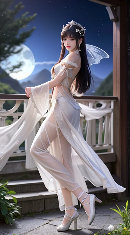 Moonlight的风景,A unique ancient costume goddess。Her gorgeous attire shines,The skirt flutters in the breeze,It looks elegant and dynamic。Her eyes are full of playfulness,As if blending into this peaceful nature。
This costume goddess wears a pair of stylish high heels,it seems incompatible with her elegant temperament,But it adds a touch of mystery and sexiness。。Her feet stepped on the bluestone,It's like dancing on the ground,Grace in every step。
Moonlight,The scenery is more hazy and beautiful。,Fairy Beauty。Her behavior is playful and cute,Makes people want to get closer,Discover her inner secrets。
,The ancient costume goddess and beautiful landscape paintings。She smiled,Sporty,Everything is poetic,it'Captivating,Unable to escape。,,,White skirt,,sit on the floor,,front,White high heels,,Beautiful ass,Exposing genitals,No pants